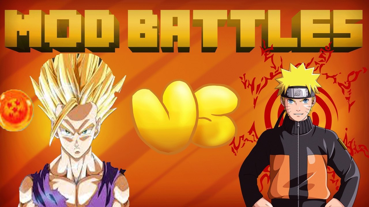 DRAGON BALL Z MOD vs NARUTO MOD - Mod vs Mod - MINECRAFT MOD BATTLES (Ep. 6)