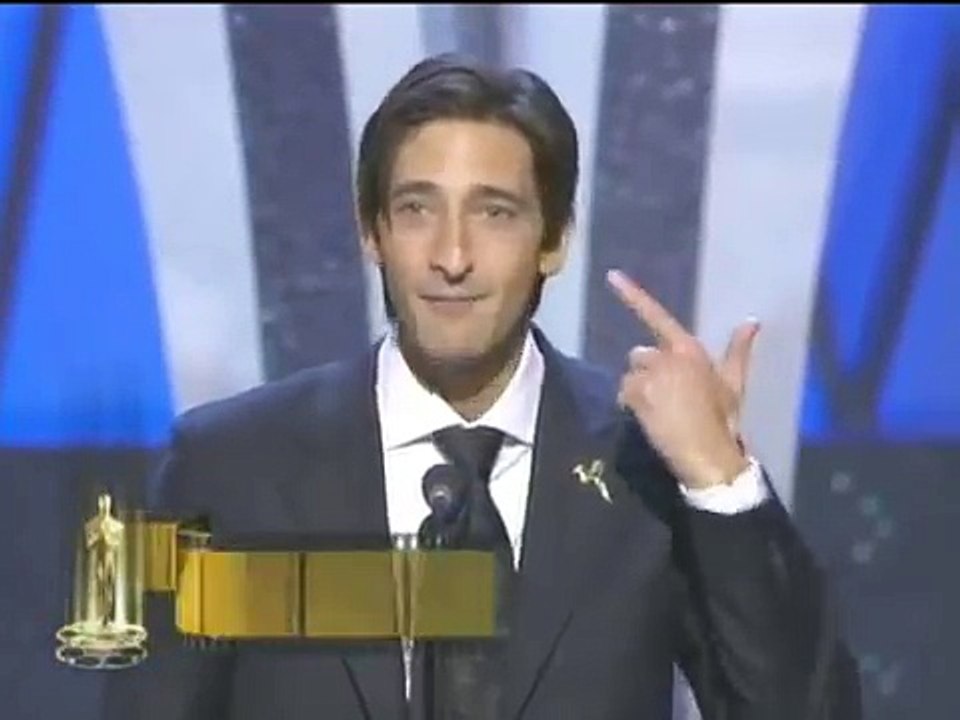 Adrien Brody Wins Best Actor: 2003 Oscars