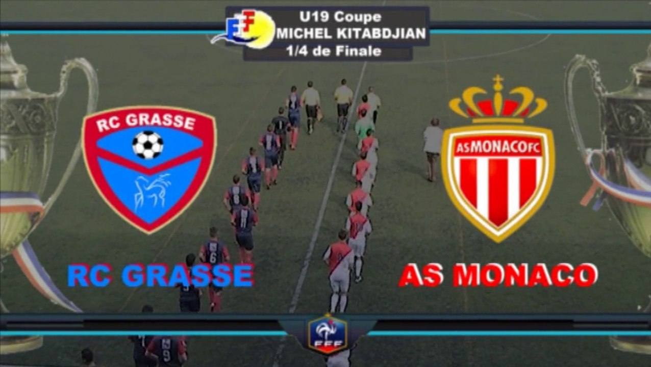 RC GRASSE-AS MONACO 1/4 finale coupe Michel KITABDJIAN U19