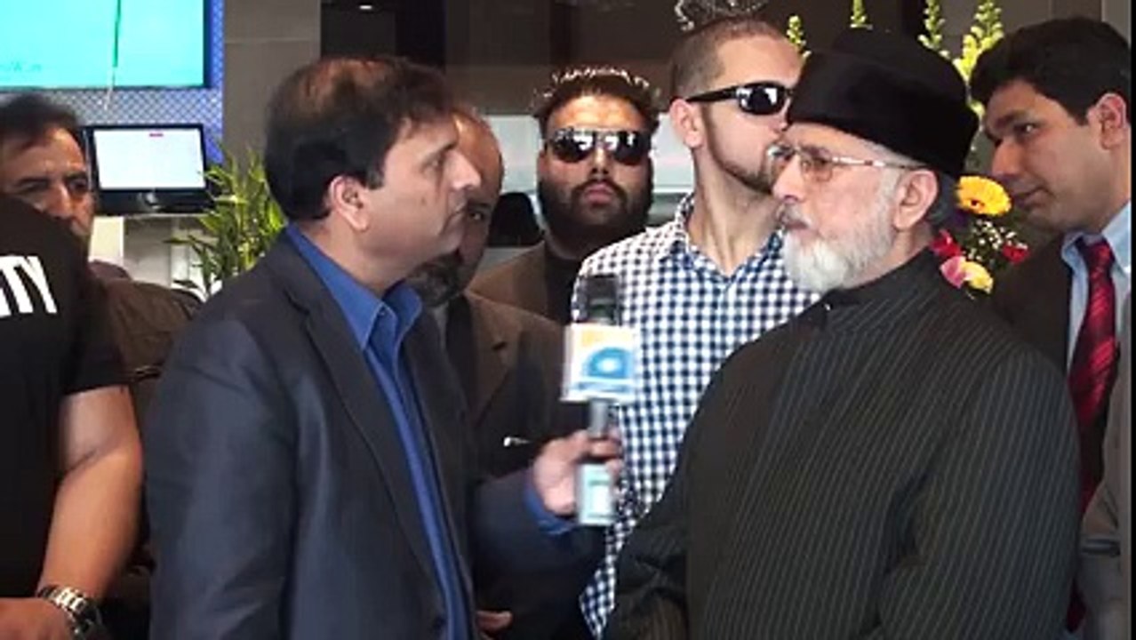 Pakistan Awaami Tehreek ke sarbarah Dr Tahir Ul-Qadri ki aaj media se mulki hlat par khusoosi Quftagu 01-05-2015