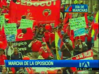 Así se vivió la marcha convocada por el Frente Unitario de Trabajadores