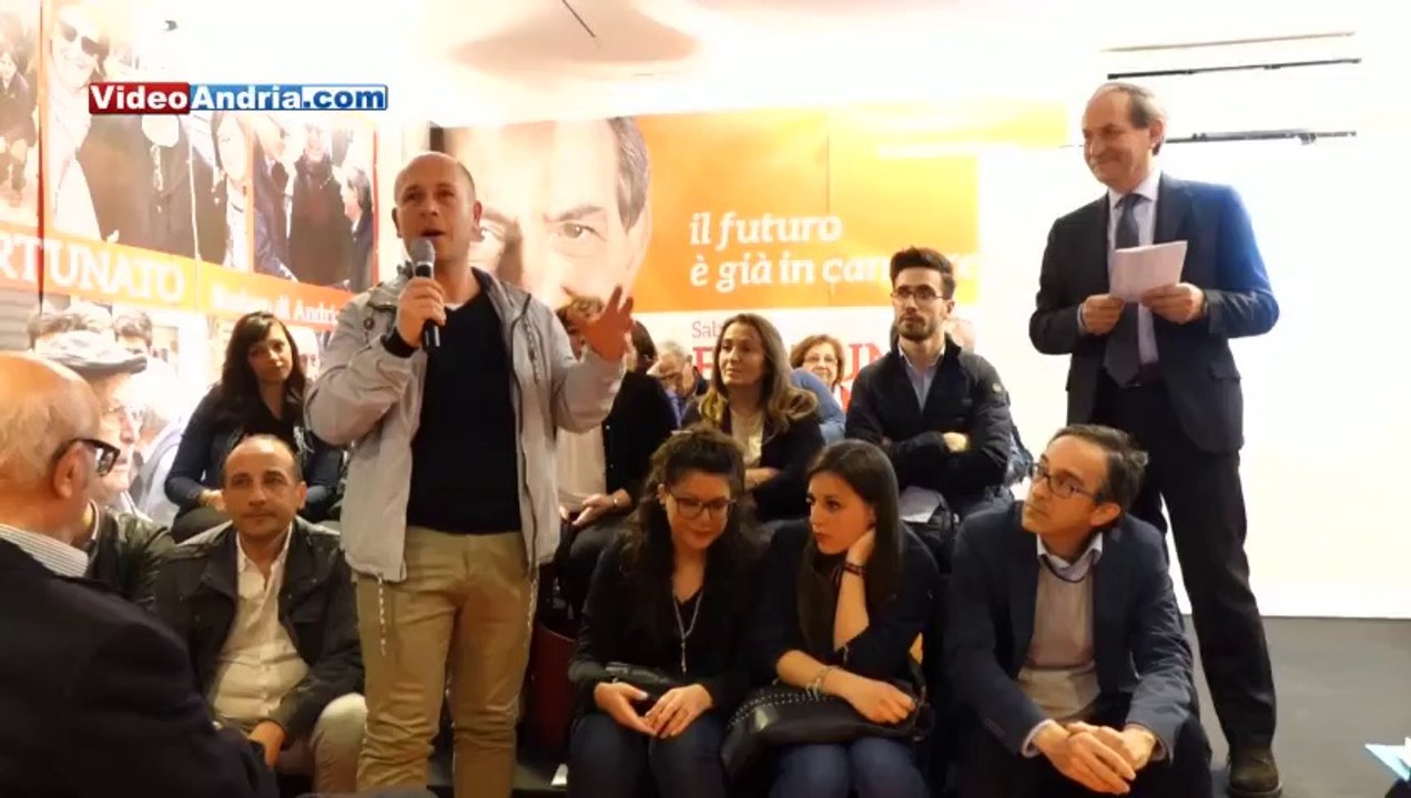 Presentata la lista "Sabino Fortunato per Andria"