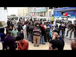 اضراب سائقي الميكروباص بالمنصورة احتجاجا على ارتفاع قيمة المخالفات