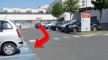Il fait comprendre aux gens de manière radicale qu'il ne faut pas se stationner à la place réservée aux handicapés