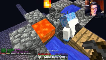 MineJam Sky Block - "POCKET DOES WHAT?!" - Ep 2 W/ Pocketisland