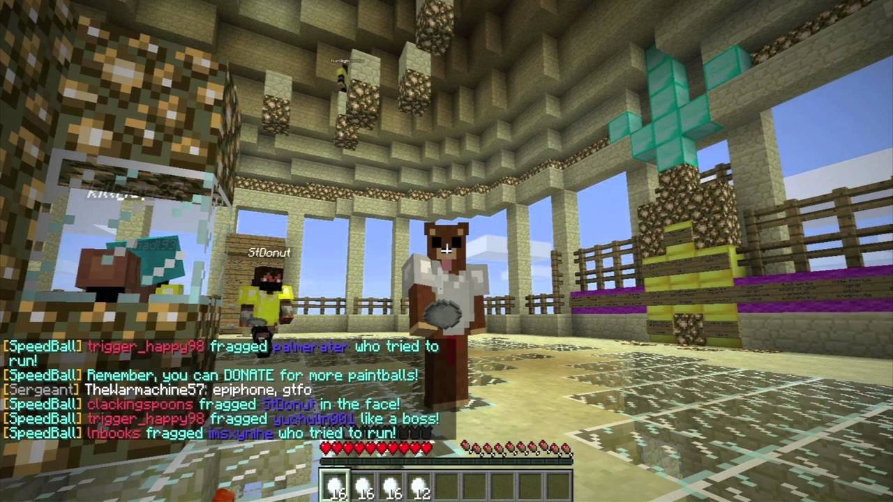 Minecraft Server Spotlight - Paintball!