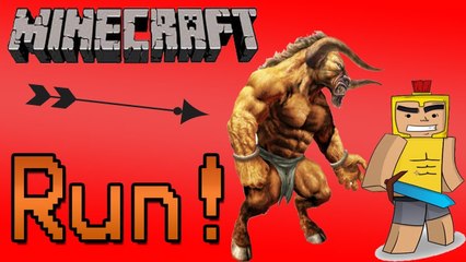 MInecraft - Run From The Beast - New Mini Game - (Halo 3 Remake)