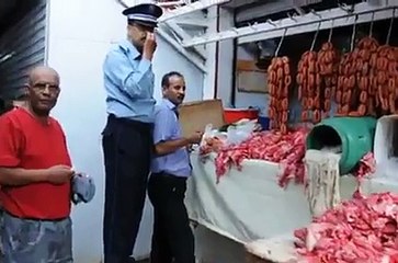 فضيحة صحية  لأكلات خانز و بنين بالحي الحسني بالدار البيضاء