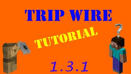 How to use NEW Tripwire Hook - Minecraft 1.8