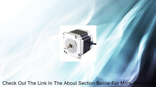 Nema 23 Bipolar 0.9deg(400 steps/rev) 12.1v 0.38A 127.5oz.in/0.9Nm Small Current Review