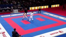 Ko Matsuhisa vs Stefan Pokorny. Bronze Male Kumite -75kg. 21st WKF World Karate Championships 2012