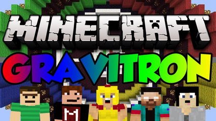 MIINECRAFT MINIGAME - GRAVITRON - W/ SGCBarbierian , STEVE , and NoahCraft!