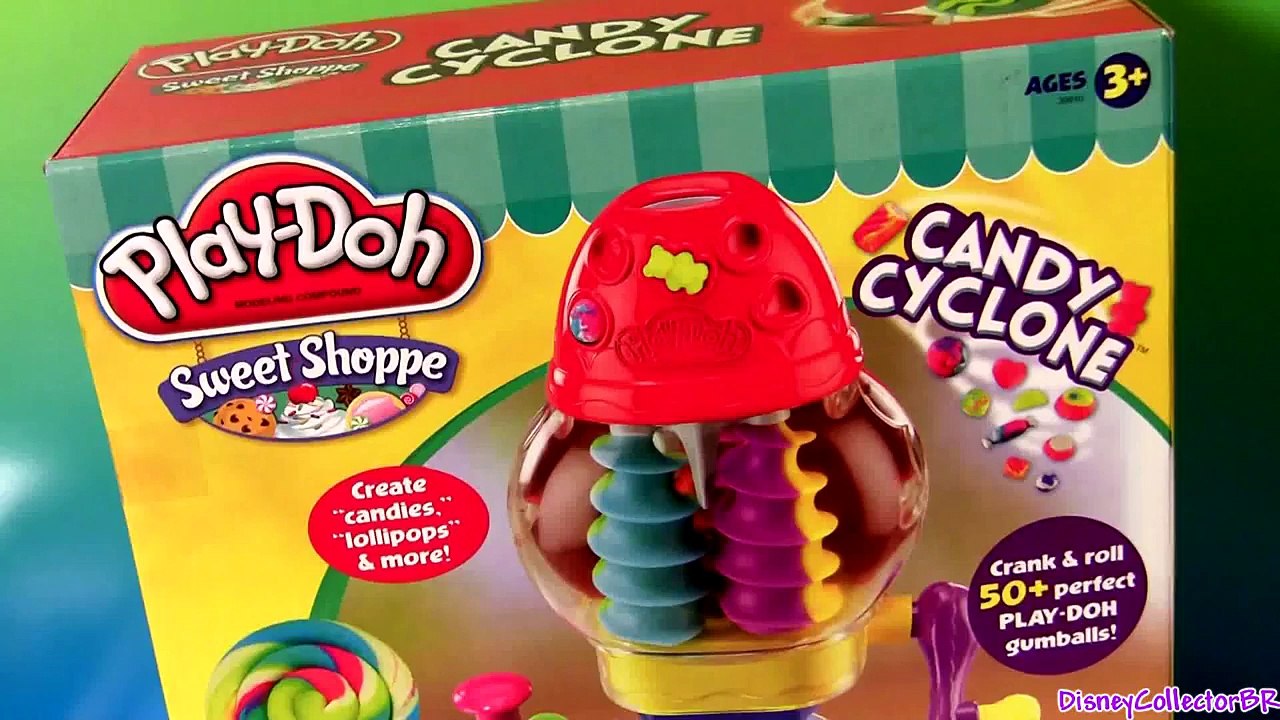 Play Doh Candy Cyclone Playset Sweet Shoppe Make Gumballs Candies Lollipops Gumball Machine Clay