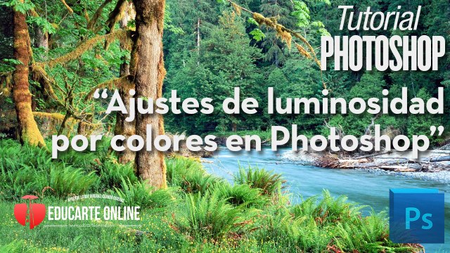 Ajustes de luminosidad (exposicion) por colores en Photoshop