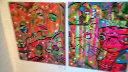 i just stepped through a rainbow at sho gallery by Barrie J Davies 2015