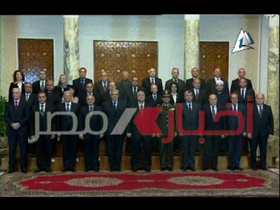 حكومة «محلب» تؤدي اليمين الدستورية أمام الرئيس «منصور»