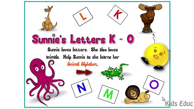 Alphabet K O, Preschool Activity, Educational Baby Games, Quick Learning, Kids Cartoon