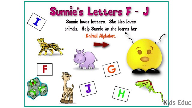 Alphabet F J, Preschool Activity, Educational Baby Games, Quick Learning, Kids Cartoon