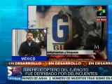 México: gob. ofrece condolencias por militares muertos en Guadalajara
