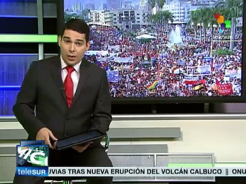 Venezolanos celebran reivindicacion de sus derechos laborales