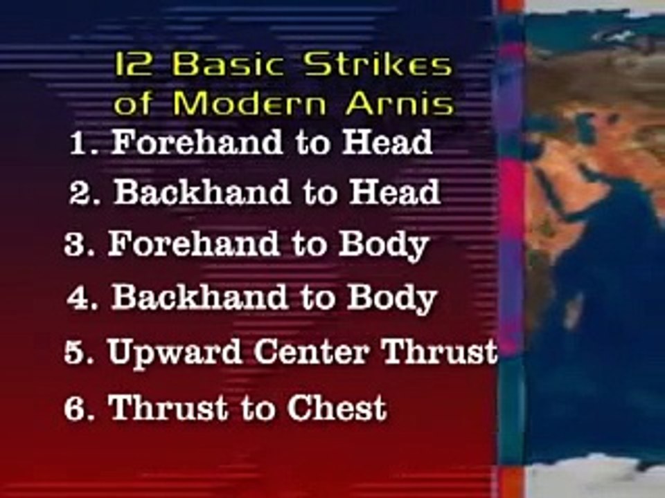 Bruce Chiu Teaching the 12 Basic Strikes of Modern Arnis`