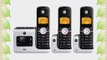 Motorola L403 DECT 6.0 Cordless Phone with Answering System and 3 Handsets