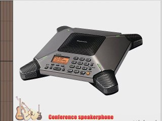 Panasonic KX-TS730S 8-Microphone Conference Speakerphone with Caller ID and 120-Minute Recording