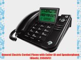 General Electric Corded Phone with Caller ID and Speakerphone (Black) 29585FE1