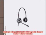 Plantronics/Avaya AH460N/AWH460N SupraElite Binaural Headset w/Noise Reduction