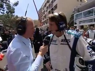 Monaco GP Martin Brundle Gridwalk / Sam Michael and Kimi
