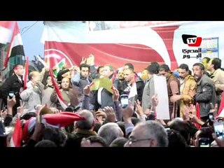 المئات يلبون دعوة «عكاشة» لدعم الدستور بالدقهلية