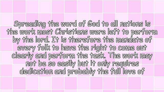 A Research On Catholic Evangelization