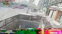 Bus Driver Saves Bus Crash Passengers with 1 Hand = Epic Win