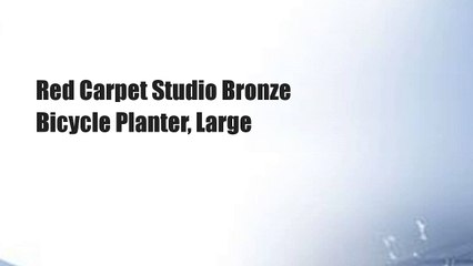 Red Carpet Studio Bronze Bicycle Planter, Large