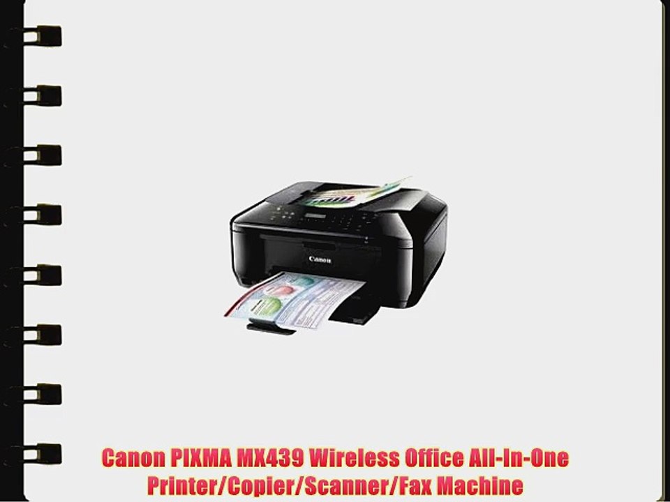 Canon PIXMA MX439 Wireless Office All-In-One Printer/Copier/Scanner/Fax Machine
