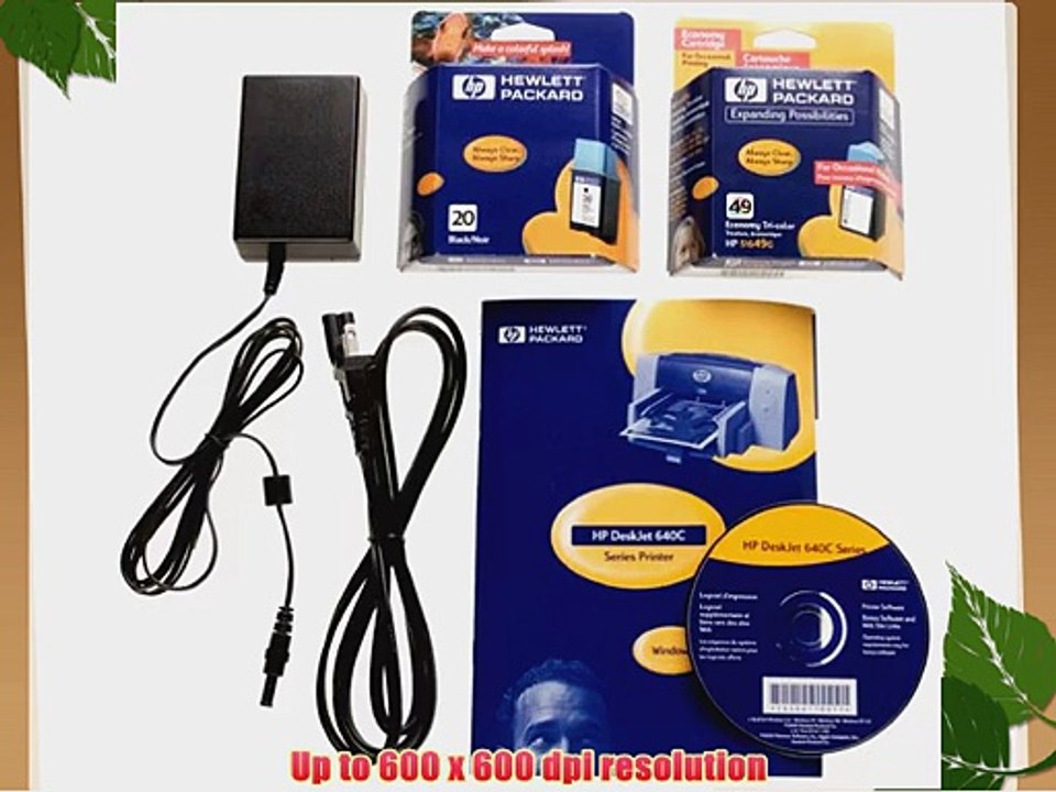 Hewlett Packard DeskJet 640C InkJet Printer