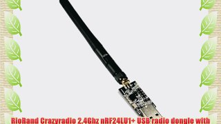RioRand Crazyradio 2.4Ghz nRF24LU1  USB radio dongle with antenna for Crazyflie Nano Quadcopter