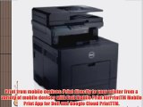 Dell C3765dnf Color Laser Printer with AirPrintTM Mobile Print App for Dell and Google Cloud