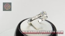 Alejandro Tungsten Diamond Zc 925 Sterling Silver Luxury Wedding Ring