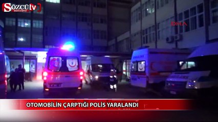 Tải video: Otomobilin çarptığı polis yaralandı