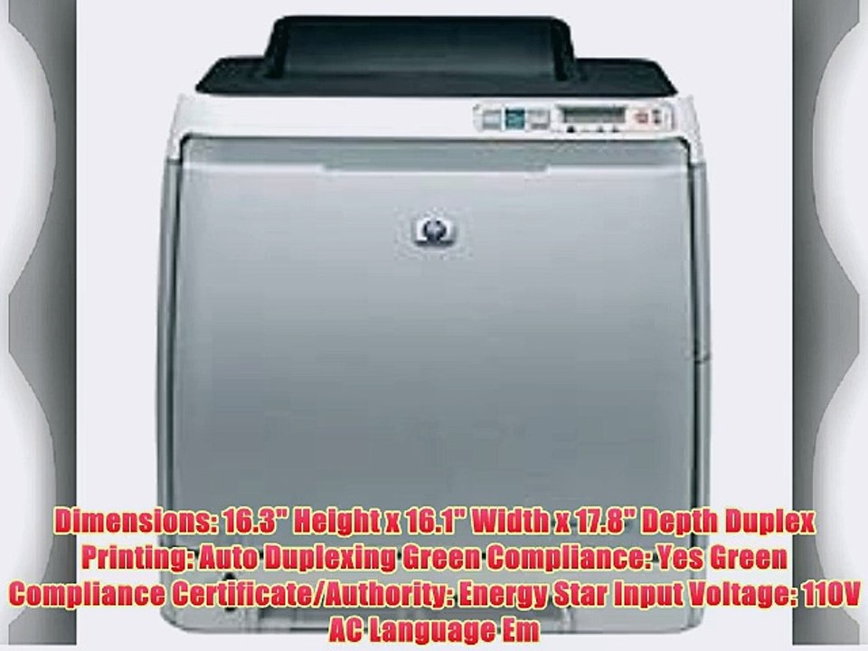 Laser PrinterBK/CLR600x600dpi16-1/10x17-2/5x15-1/2GY Sold as 1 each