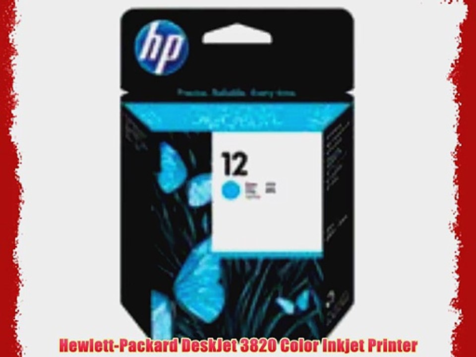 Hewlett-Packard DeskJet 3820 Color Inkjet Printer