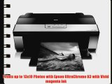 Epson Stylus Photo R2880 Wide-Format Color Inkjet Printer (C11CA16201)