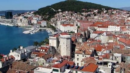 Panorama Split (Croatie) depuis le clocher de la cathédrale