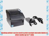 Bixolon SRP-350II Monochrome Desktop Direct Thermal Receipt Printer with Serial Interface 7.87