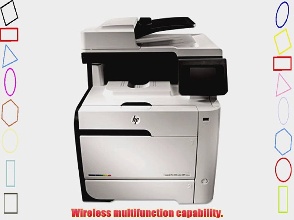HP CE903A LaserJet Pro 300 Color MFP M375NW Wireless Multifunction Laser Printer