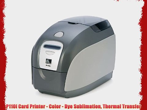 P110i Card Printer - Color - Dye Sublimation Thermal Transfer