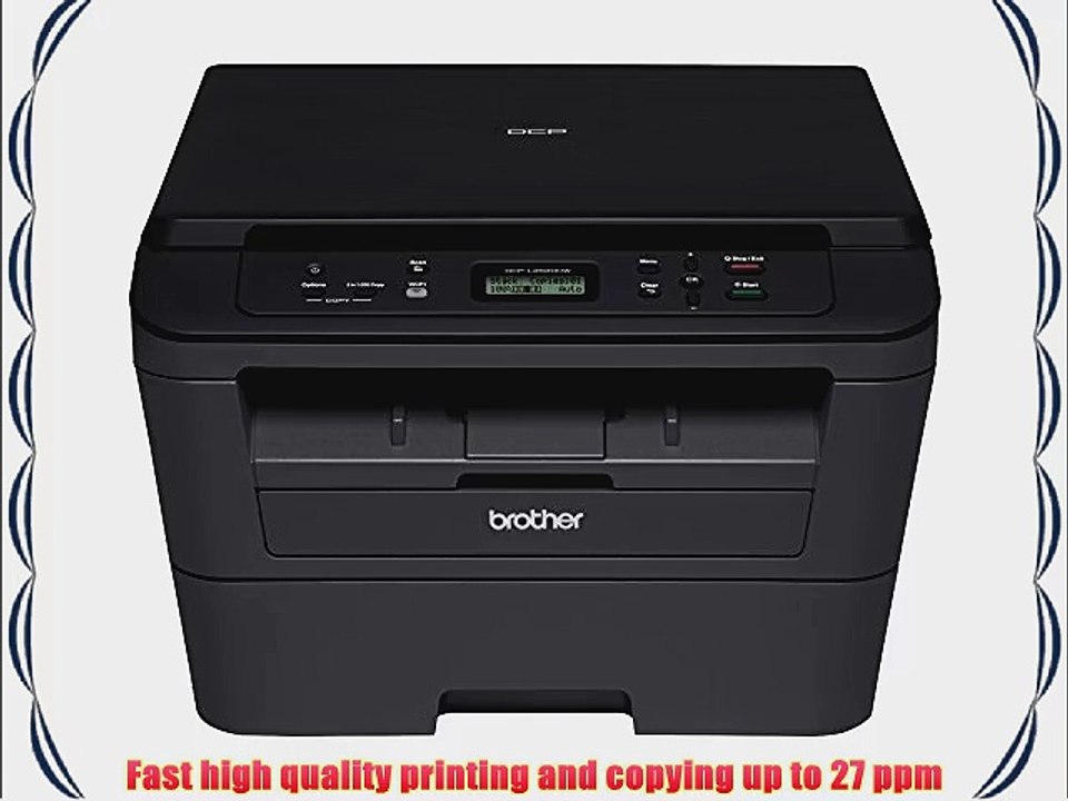 Brother DCPL2520DW Wireless Compact  Multifunction Laser Printer and Copier
