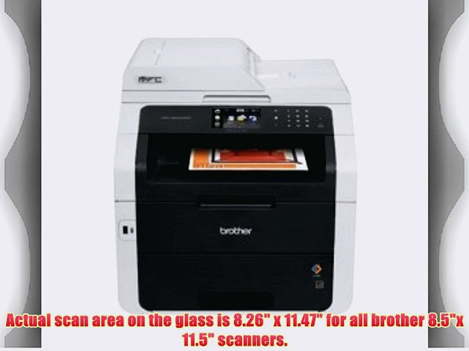 Brother MFC-9340CDW All-in-One Wireless Digital Color Printer 23ppm Black/Color 600x2400dpi