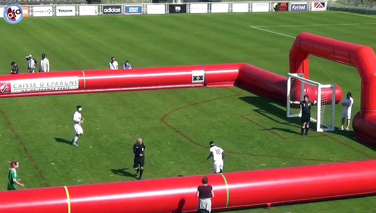 ▶ BLIND footballer scores sensational goal after cruising past three defenders and firing ball into bottom corner